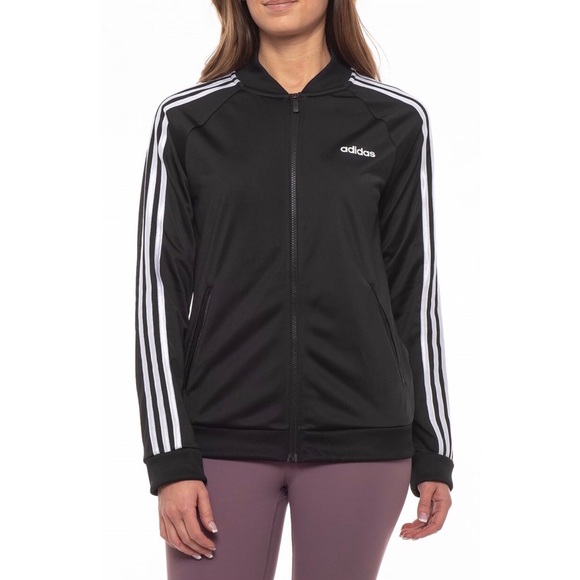 adidas Jackets & Blazers - NWT Adidas black dazzle track jacket